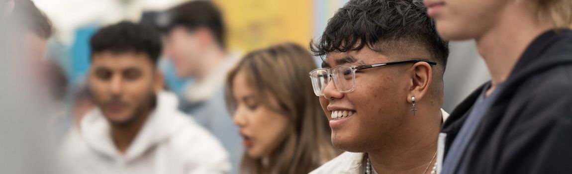 Students promoting their clubs and societies tu dublin freshers week