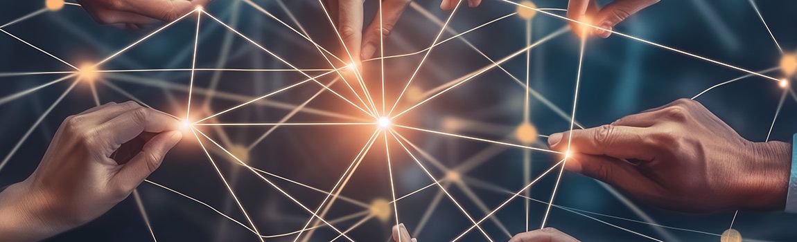 Fibre optic signals bouncing from fingers