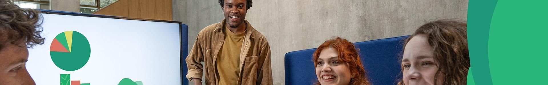 east quad entrance birds eye view