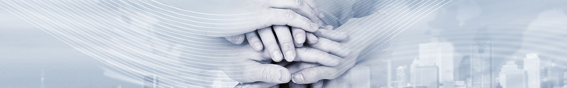 hands on top of each other