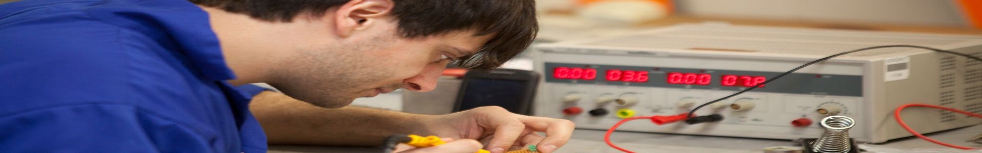 Man with soldering Iron