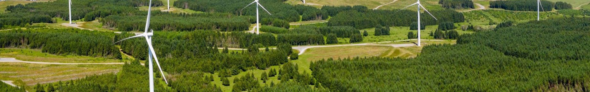 Windfarm in the countryside