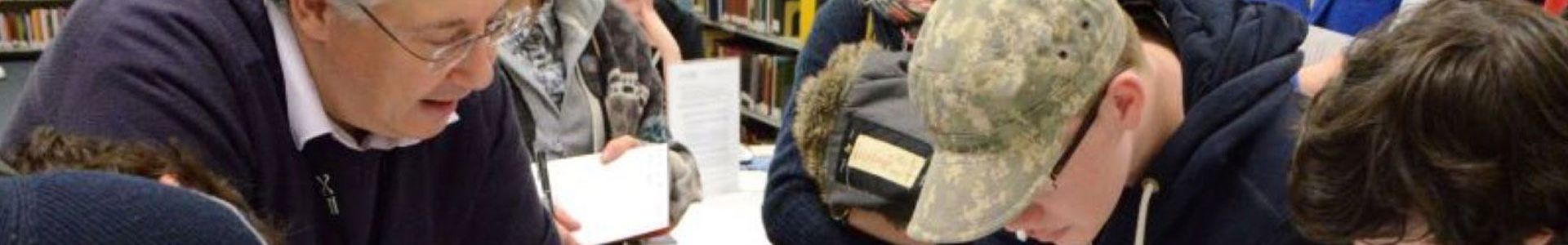 Students at an event