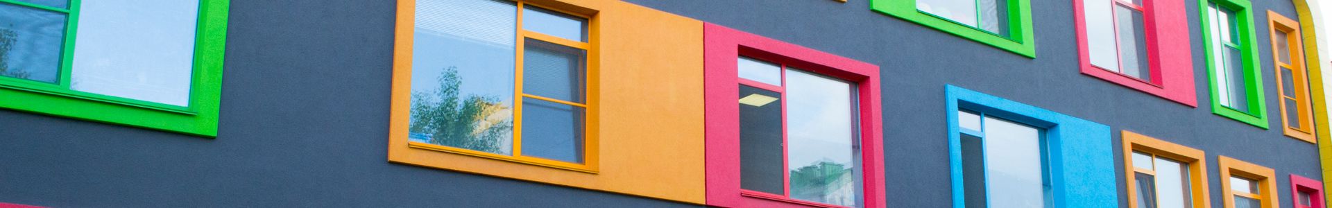 colourful apartment accommodation