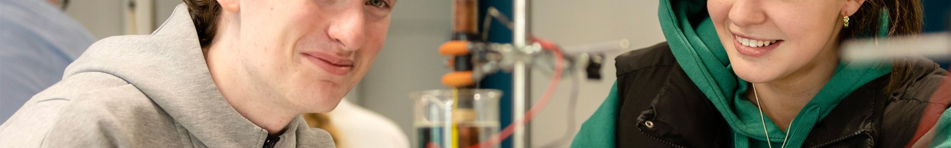 science students in lab