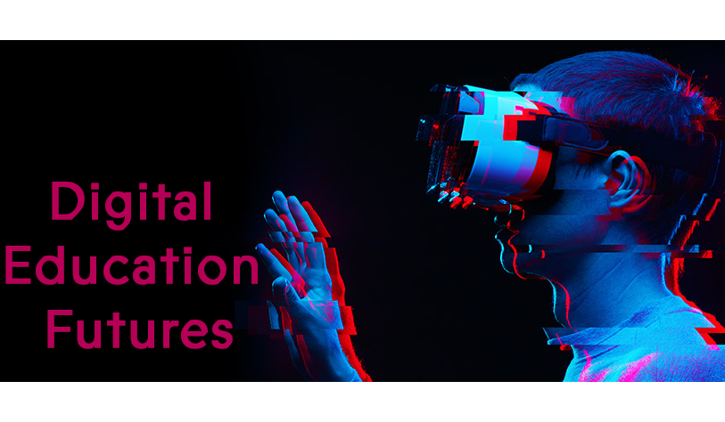 An image of a person wearing a VR headset