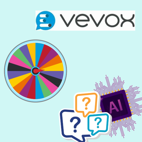 spin the wheel and AI questions, new Vevox updates