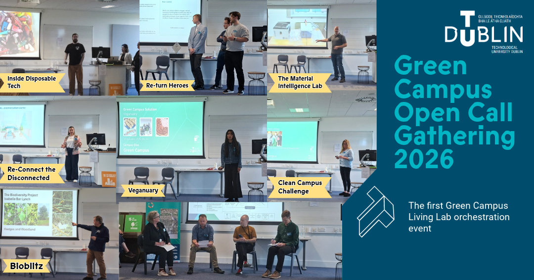 Green Campus Open Call Gathering event photo collage