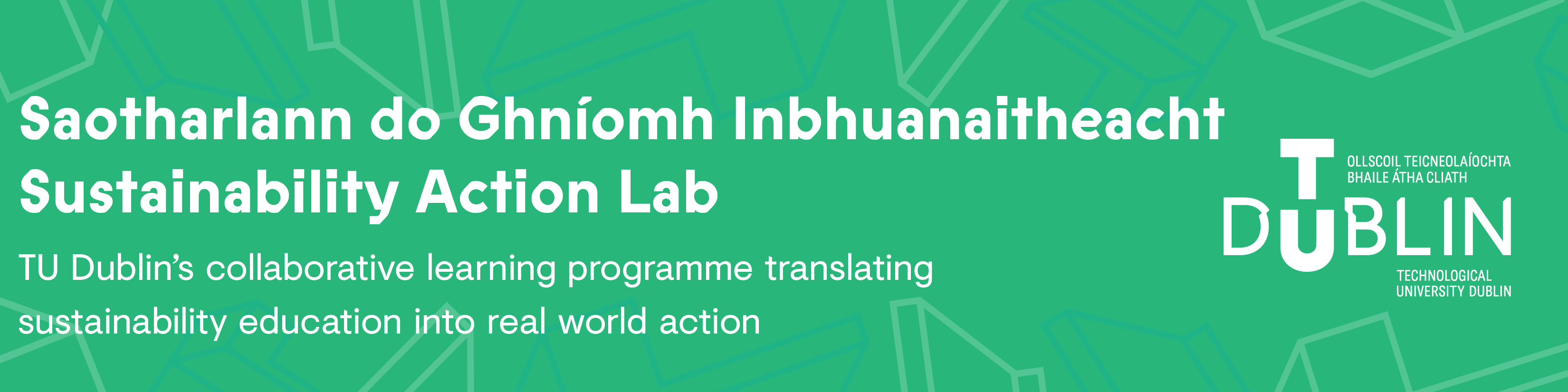 Banner image saying Sustainability Action Lab