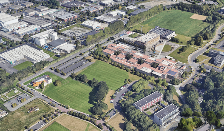 aerial map of Tallaght campus