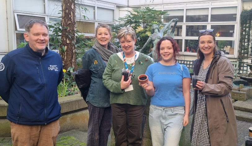 Project collaborators at Tallaght garden