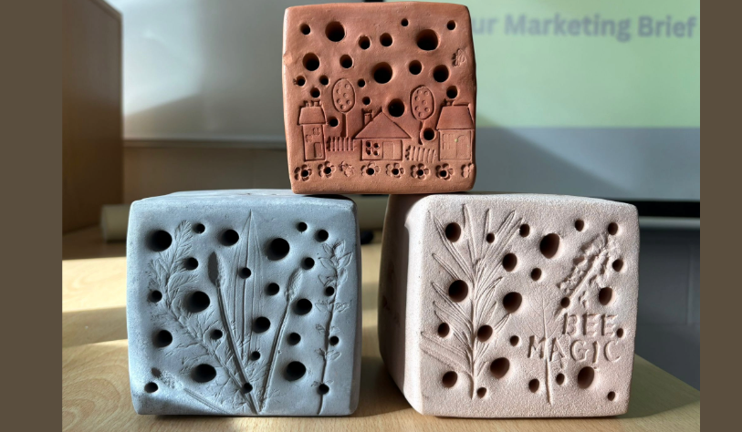 Three bee stones