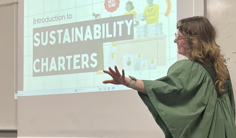 PTO for sustainability presenting at workshop