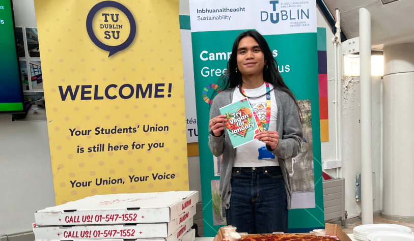 Student Union 2025 VP for City at Veganuary event
