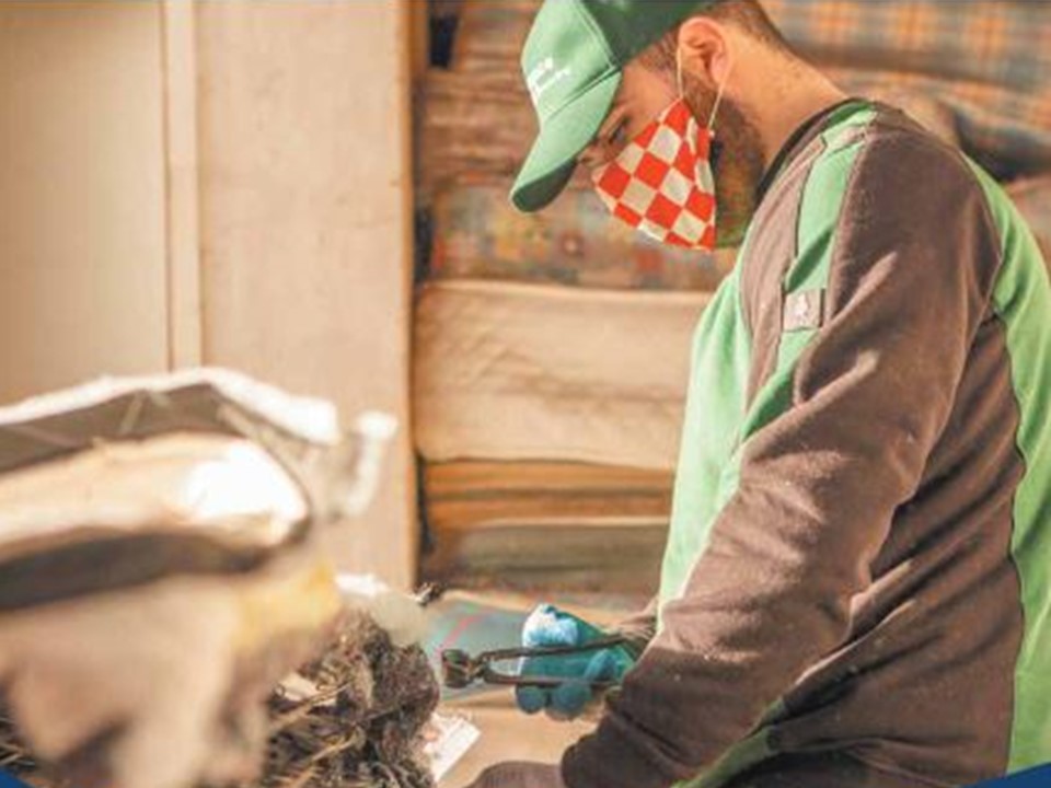 Man working