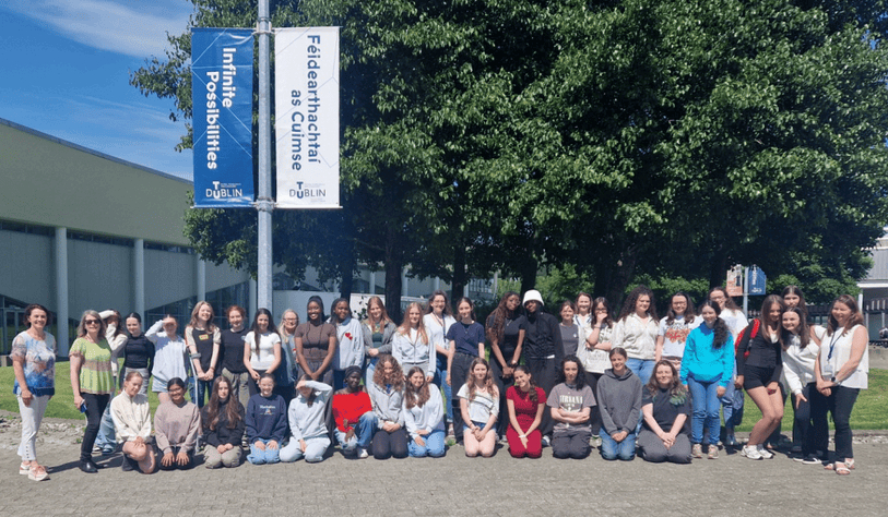 Group photo of Coding4 Girls event