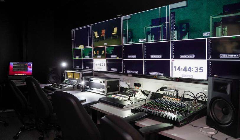 A media studio in TU Dublin