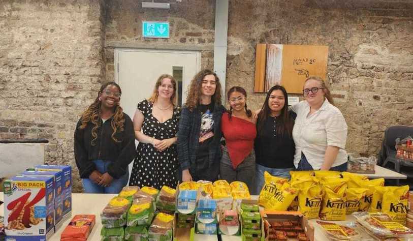 Members of the TU Dublin SVP Food Pantry