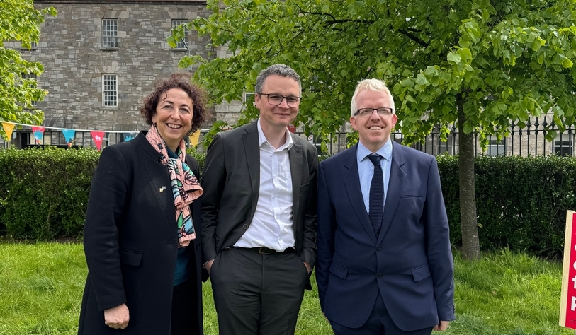 Tania Banotti, Director of Creative Ireland, Minister for Arts, Culture, Communications, Media and Sport, Patrick O'Donovan and Dr Dominic Dillane, Chief Recovery Officer