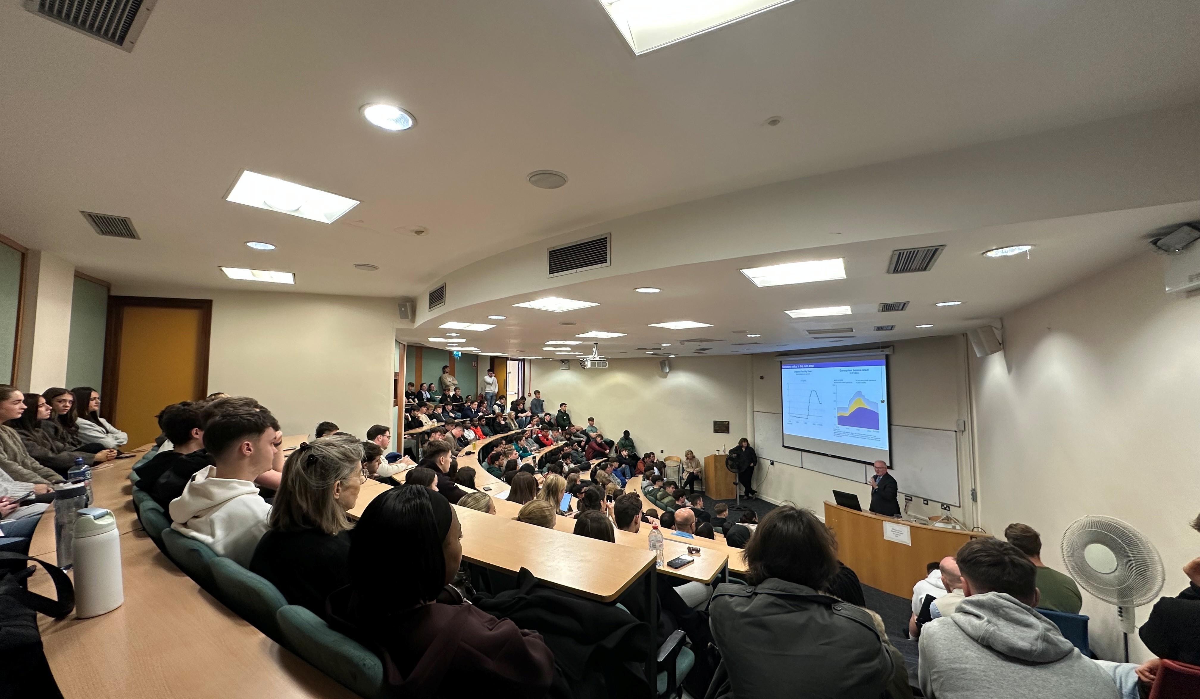 Philip R. Lane Speaks at an event for TU Dublin students