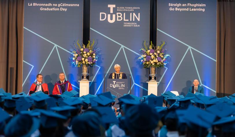 An image from a TU Dublin conferring ceremony
