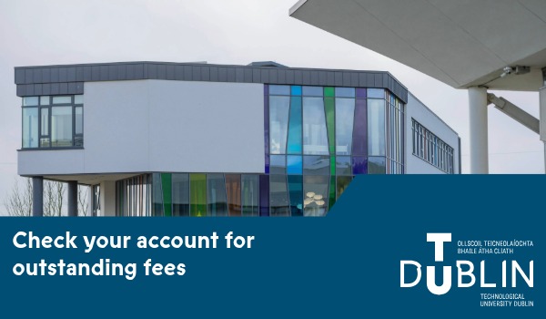 Check your account for outstanding fees